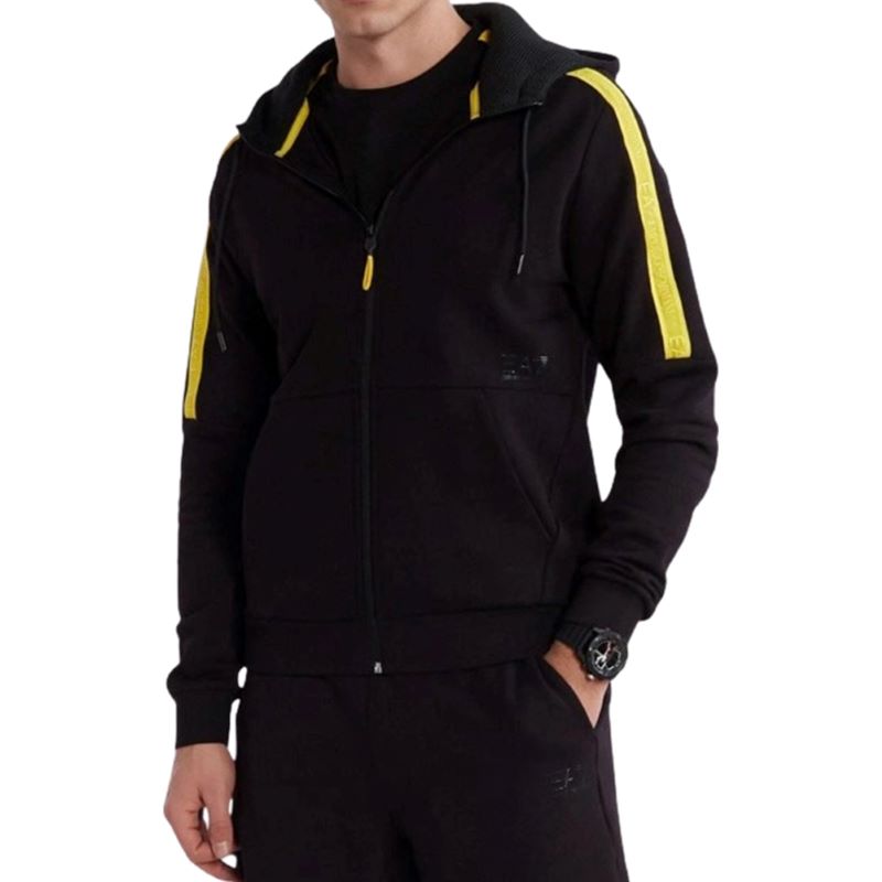 Bluza cu Fermoar EA7 M Tape hoodie full zip coft