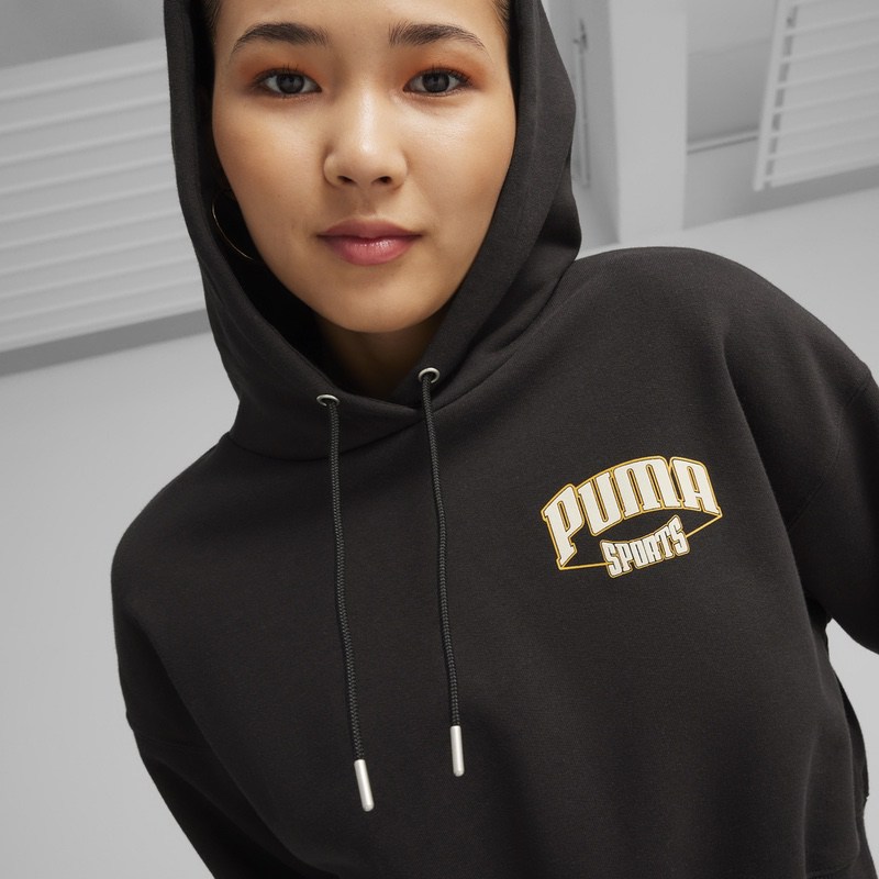 Hanorac Puma TEAM Cropped Hoodie - 2 | YEO