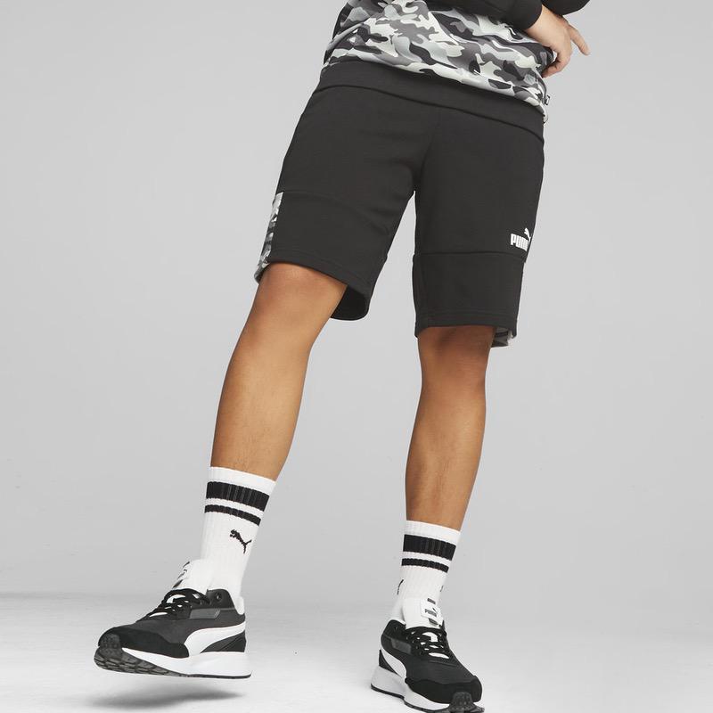 Sort Puma ESS BLOCK CAMO Shorts - 2 | YEO