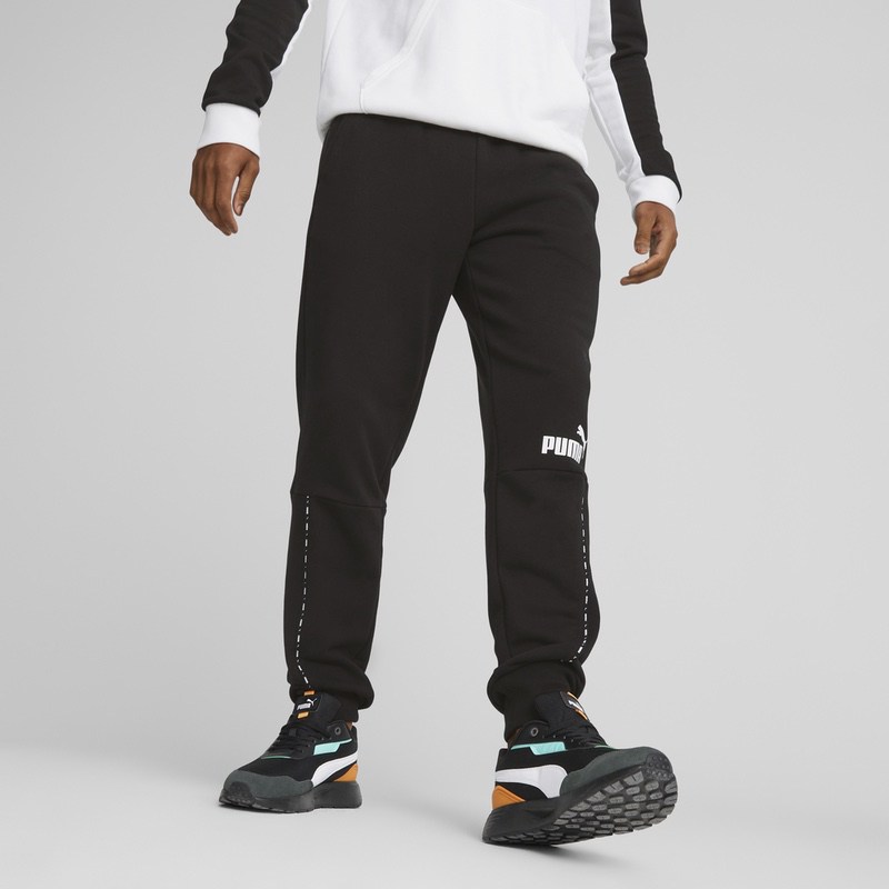 Pantaloni Puma ess BLOCK x Tape Sweatpants - 4 | YEO