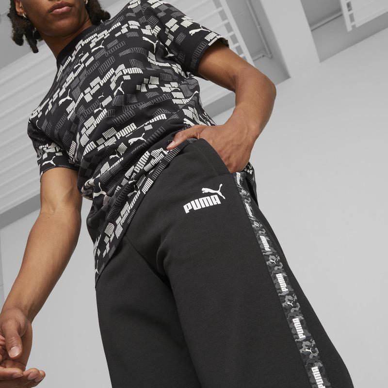 Pantaloni Puma ess Tape Camo Sweatpants - 4 | YEO