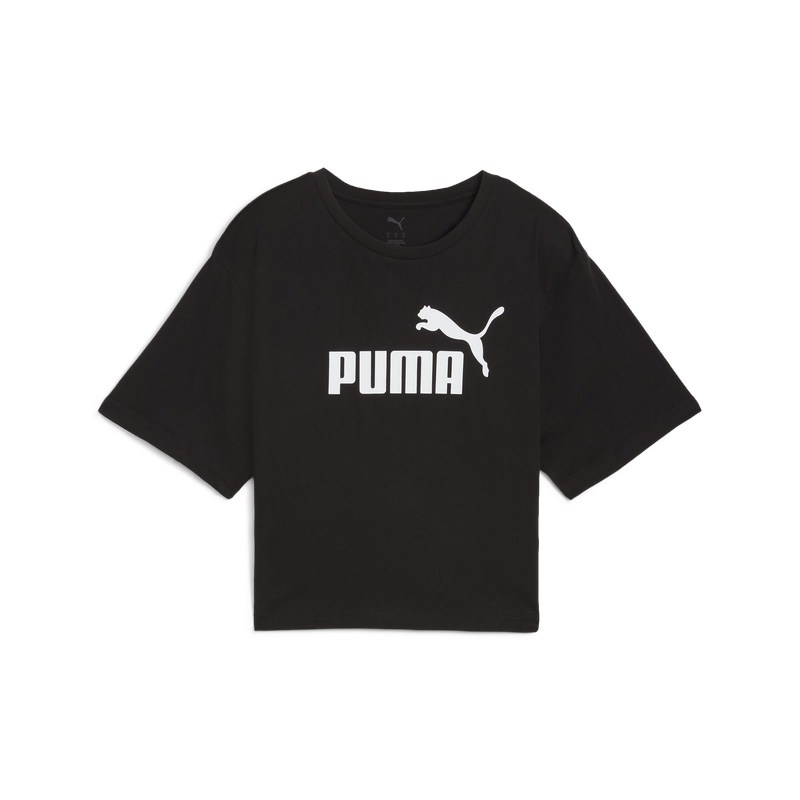 Tricou Puma ESS Cropped No. 1 Logo Relaxed Tee