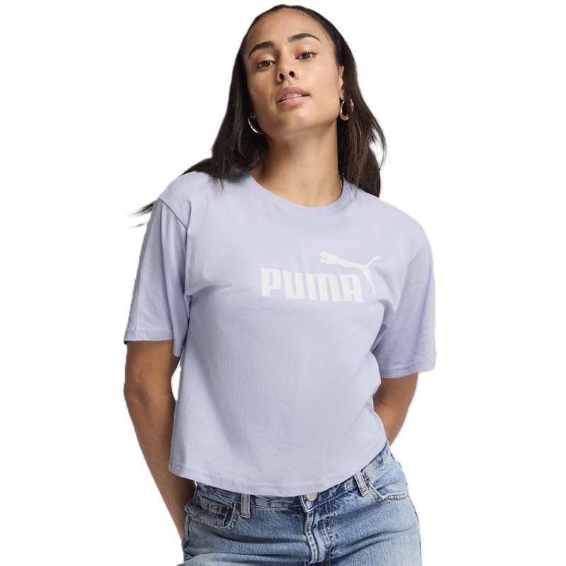 Tricou Puma ESS Cropped No. 1 Logo Relaxed Tee