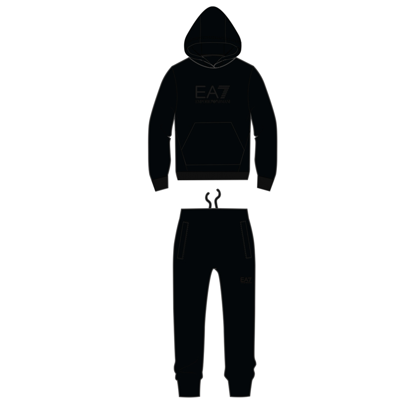 Trening EA7 BOY T-SUIT hoodie RN CH coft