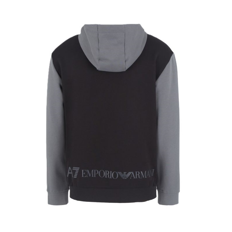 Bluza cu fermoar EA7 M hoodie FZ BR - 1 | YEO