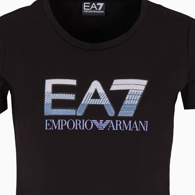 Tricou EA7 W PAILLETS TEE CROSSOVER