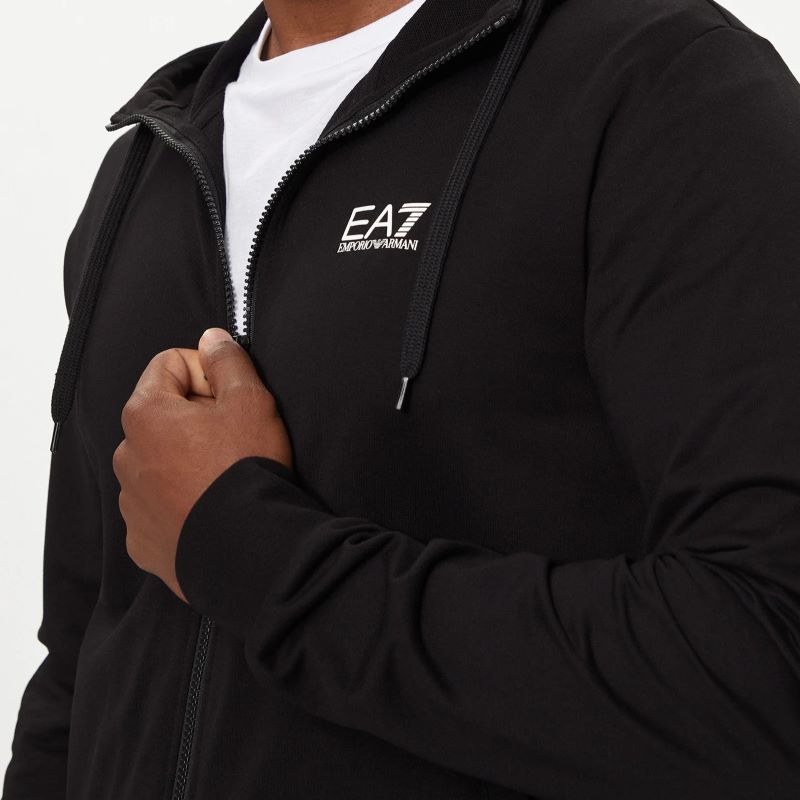 Trening EA7 M T-SUIT HOODIE FZ CH COFT CC