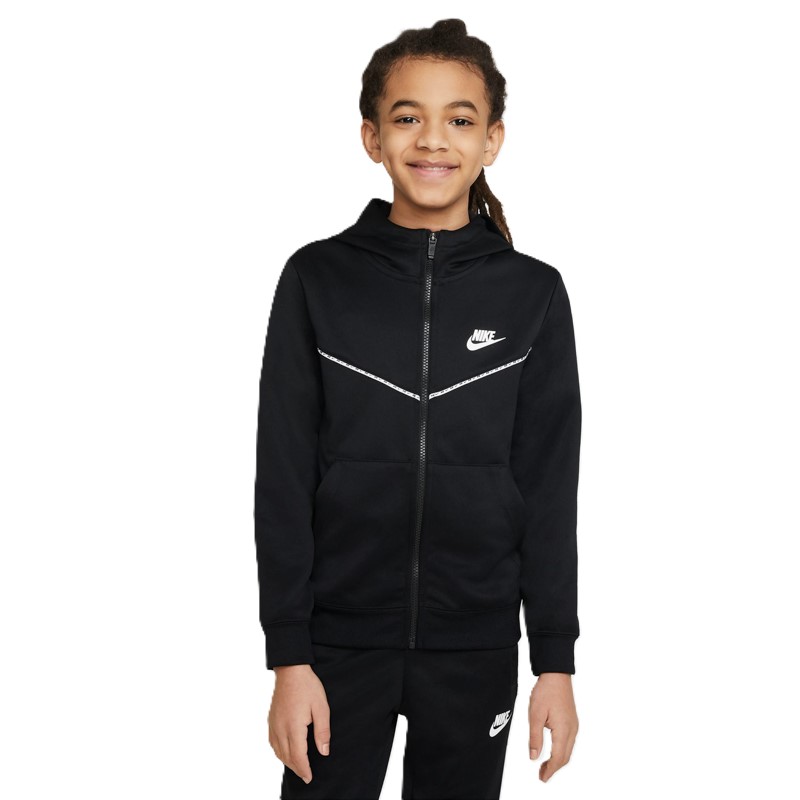 Bluza cu fermoar Nike B NSW REPEAT PK FZ HOODIE