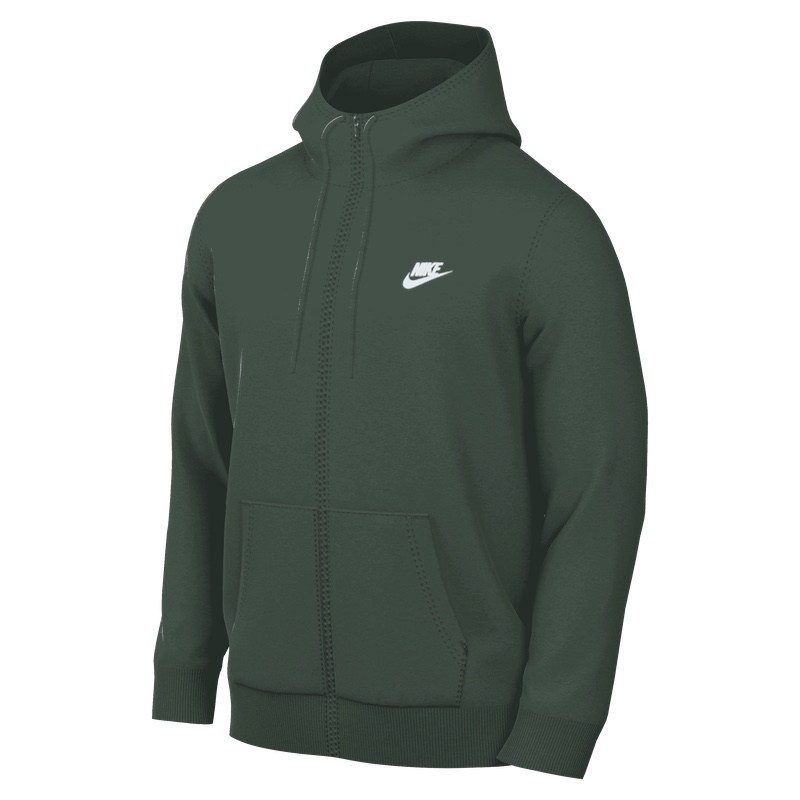 Bluza cu fermoar Nike M NSW CLUB HOODIE FZ BB