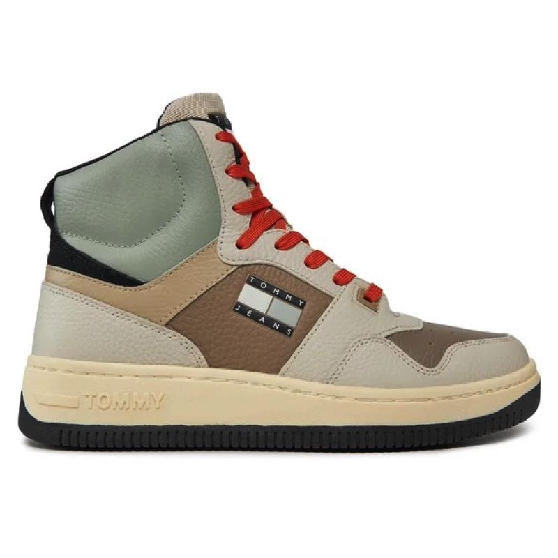 Pantofi Sport Tommy Hilfiger TJM BASKET MID LEATHER