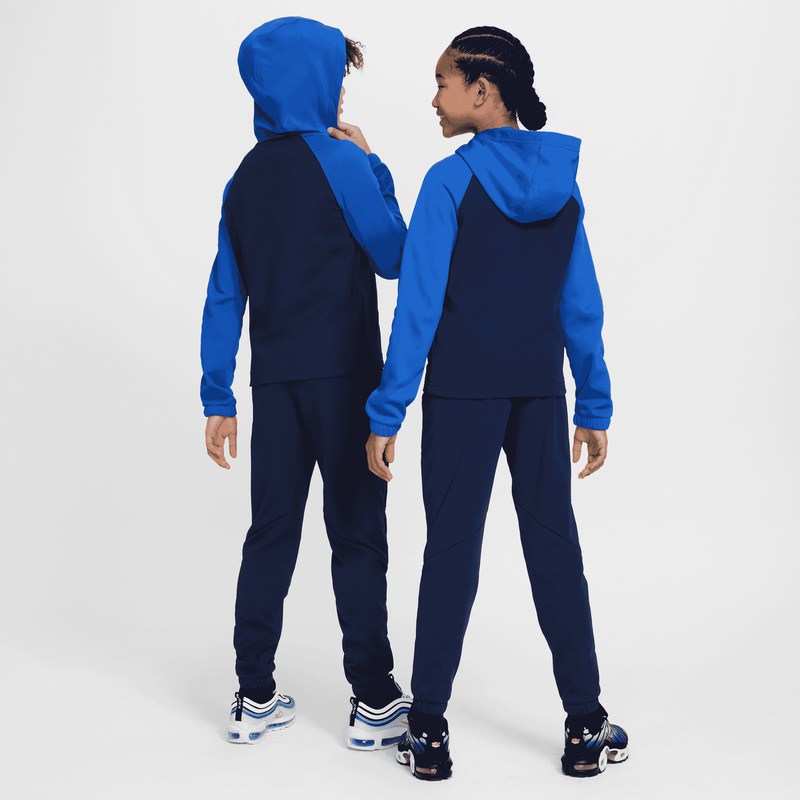 Trening Nike K NSW TRACKSUIT POLY HD FZ LBR