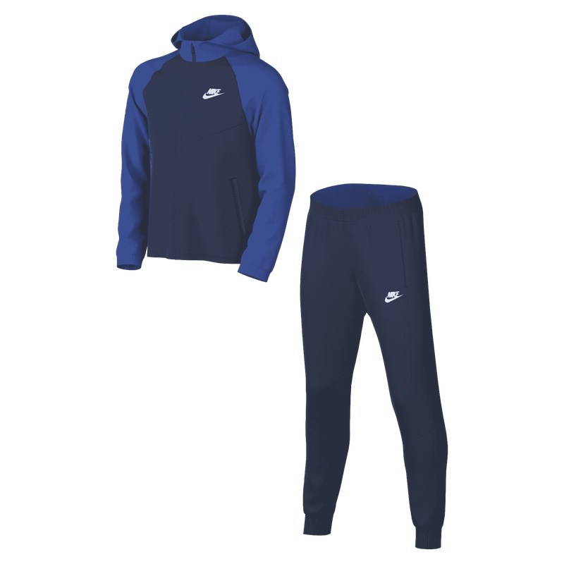 Trening Nike K NSW TRACKSUIT POLY HD FZ LBR