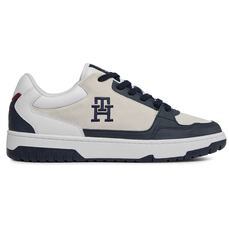 Pantofi sport Tommy Hilfiger TH Basket Street suede mix