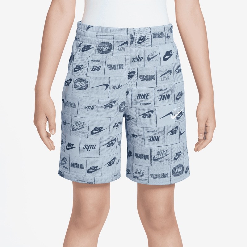 Sort Nike K NSW CLUB FT SHORT AOP - 3 | YEO