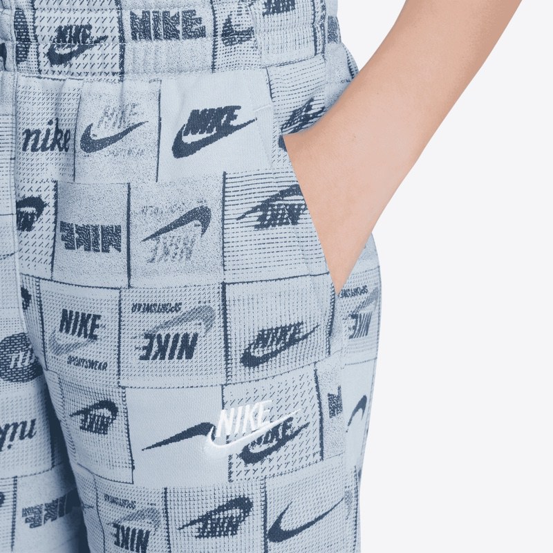 Sort Nike K NSW CLUB FT SHORT AOP - 2 | YEO