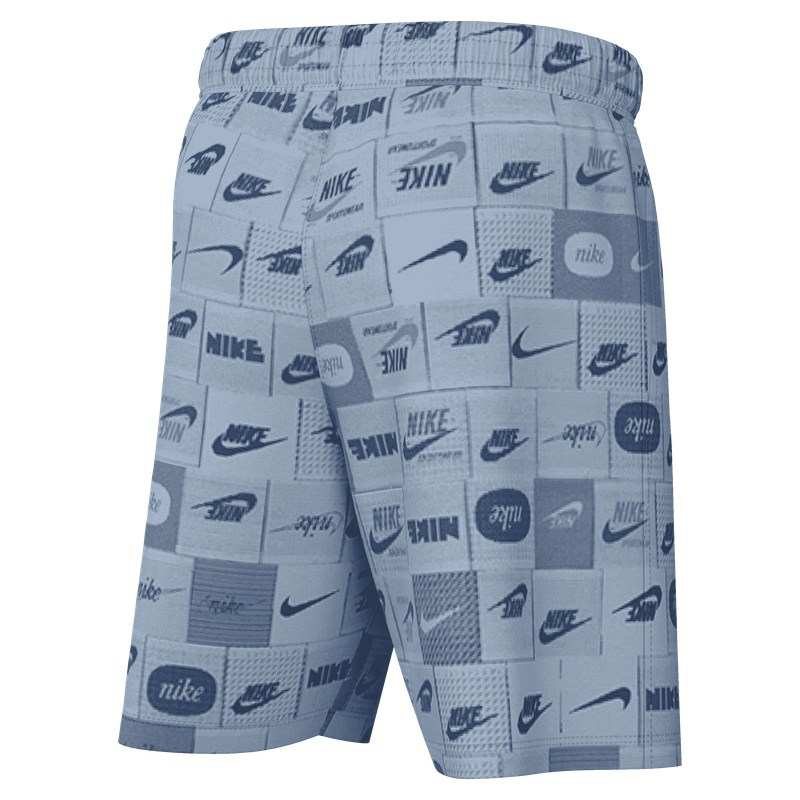 Sort Nike K NSW CLUB FT SHORT AOP - 1 | YEO