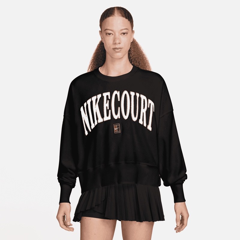 Bluza Nike W NKCT HRTGE FLC OOS GFX CREW