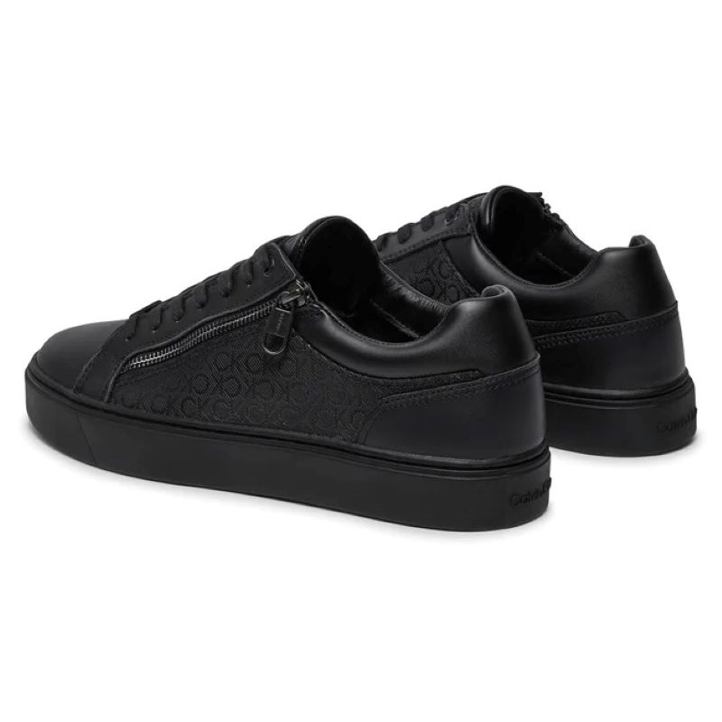 Pantofi sport Calvin Klein LOW TOP LACE UP W/ ZIP MONO - 1 | YEO