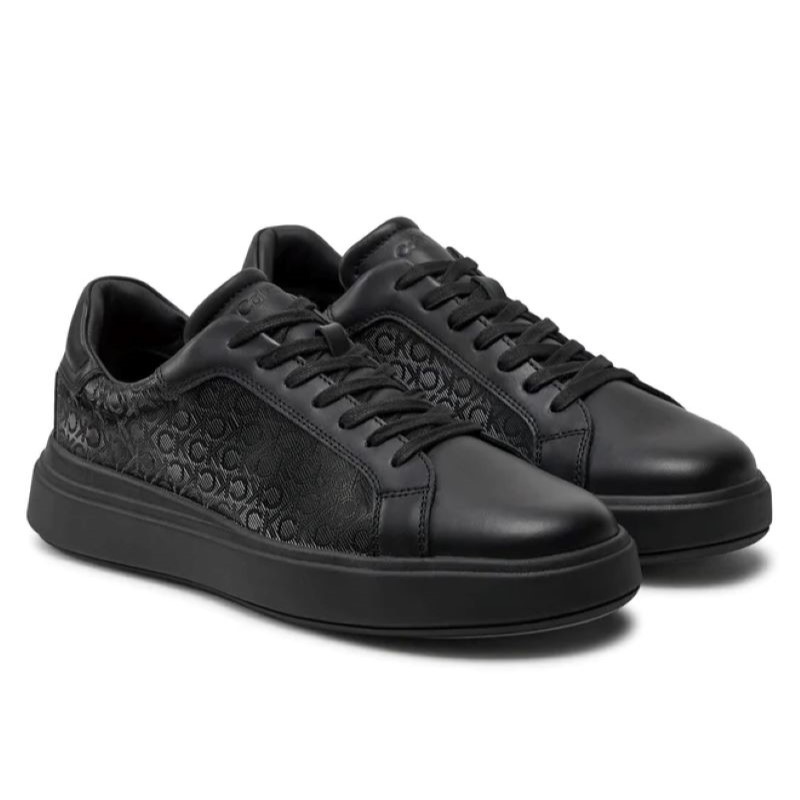 Pantofi sport Calvin Klein LOW TOP LACE UP LTH MONO