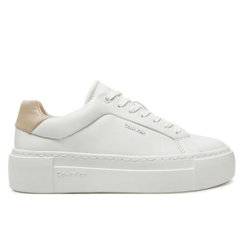 Pantofi sport Calvin Klein FF CUPSOLE LACE UP W/ML LTH