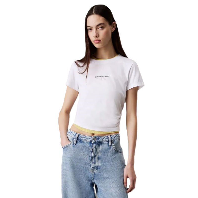 Tricou Calvin Klein GRADIENT MONOLOGO SLIMTEE