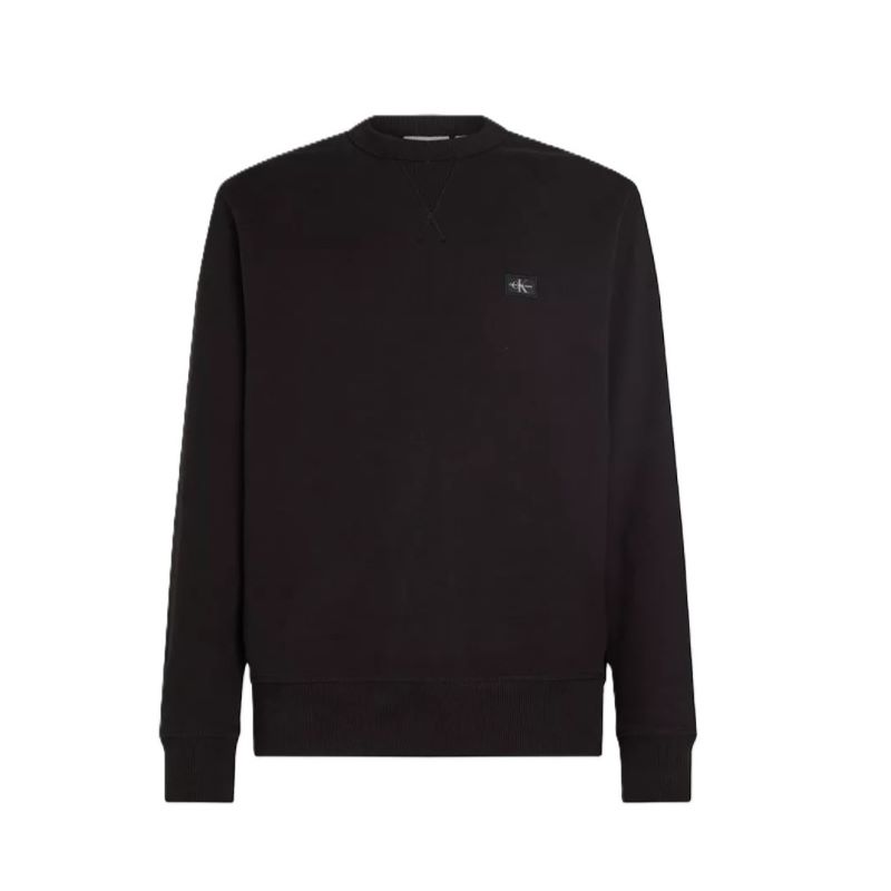 Bluza Calvin Klein WOVEN LABEL CREW NECK