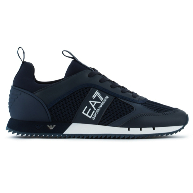 Pantofi Sport EA7 Black   White laceS