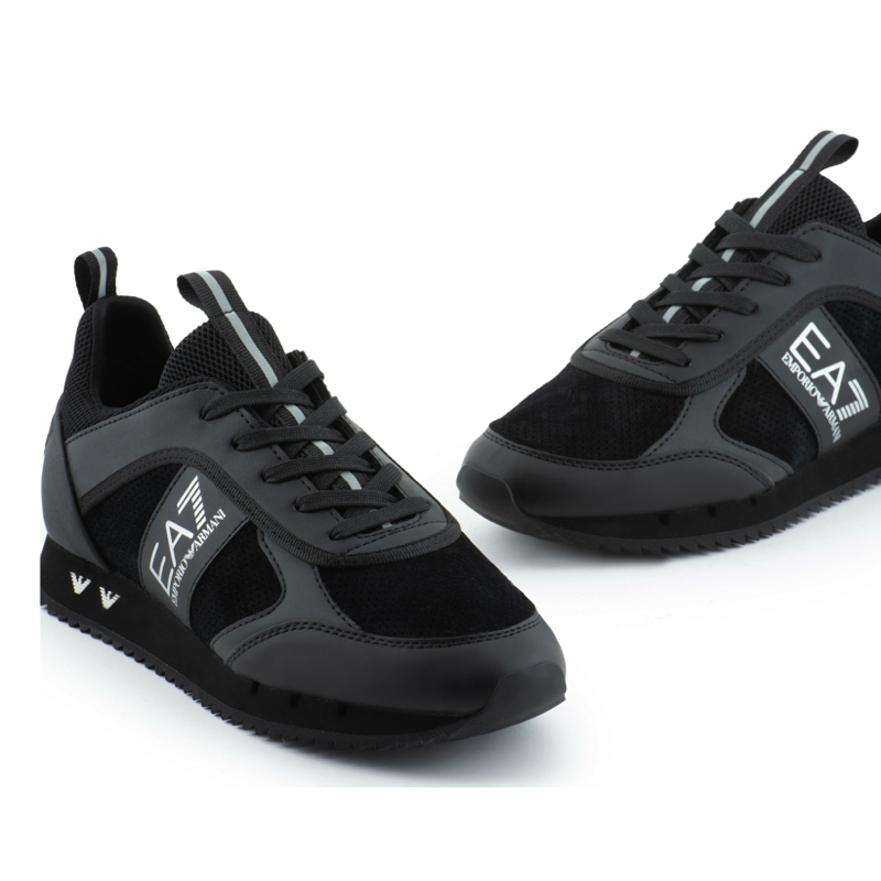 Pantofi sport EA7 BLACK&WHITE SUEDE - 2 | YEO