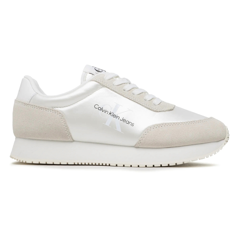 Pantofi Sport Calvin Klein RETRO RUNNER LOW LACEUP NY PEARL