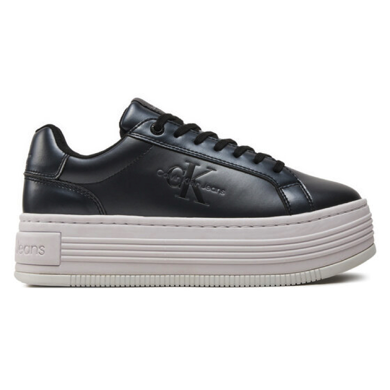 Pantofi sport Calvin Klein Bold Platform Low Lace leather MTL